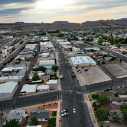 Aerial view of Downtown Kingman